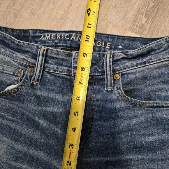 American Eagle Next Level Airflex Men's Boys Jeans 28/32 Small Straight Leg - Picture 14 of 14